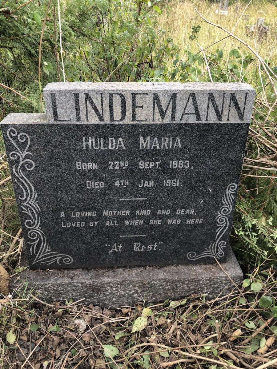 LINDEMANN Hulda Maria 1883-1961