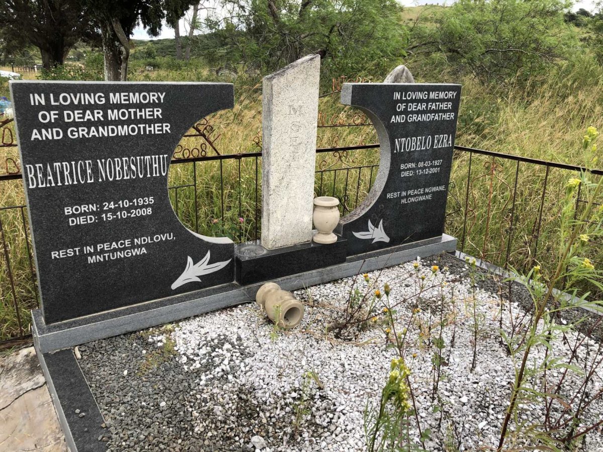 MSEZELE Ntobelo Ezra 1927-2001 &amp; Beatrice Nobesuthu 1935-2008