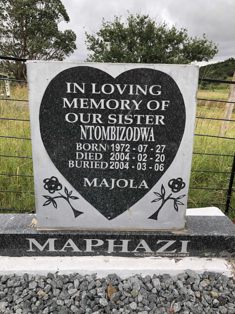 MAPHAZI Ntombizodwa 1972-2004