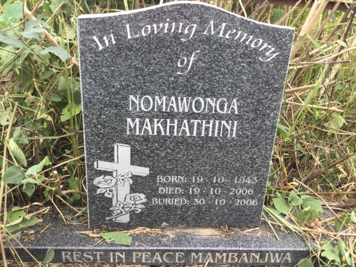 MAKHATHINI Nomawonga 1943-2006