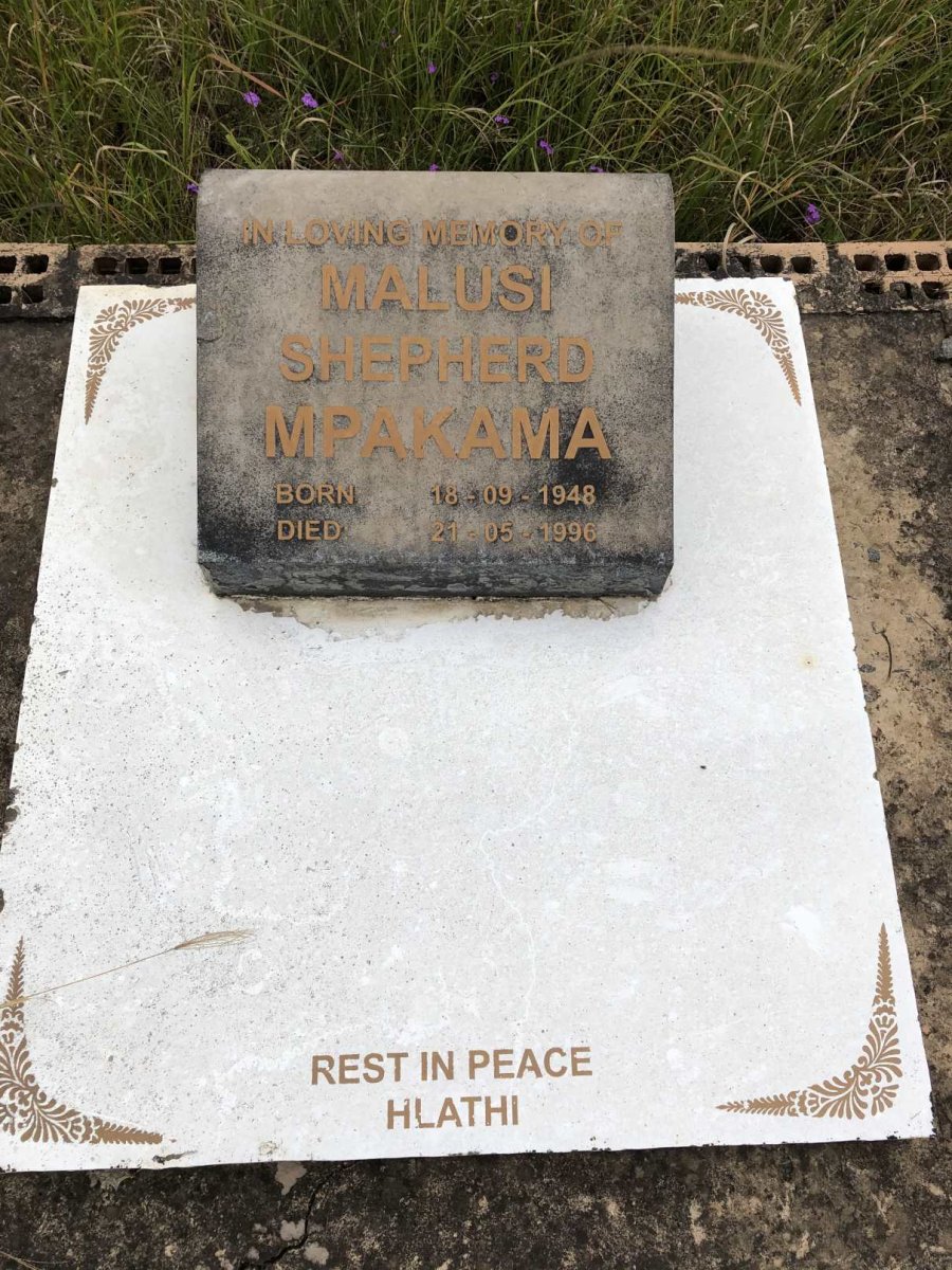 MPAKAMA Malusi Shepherd 1948-1996