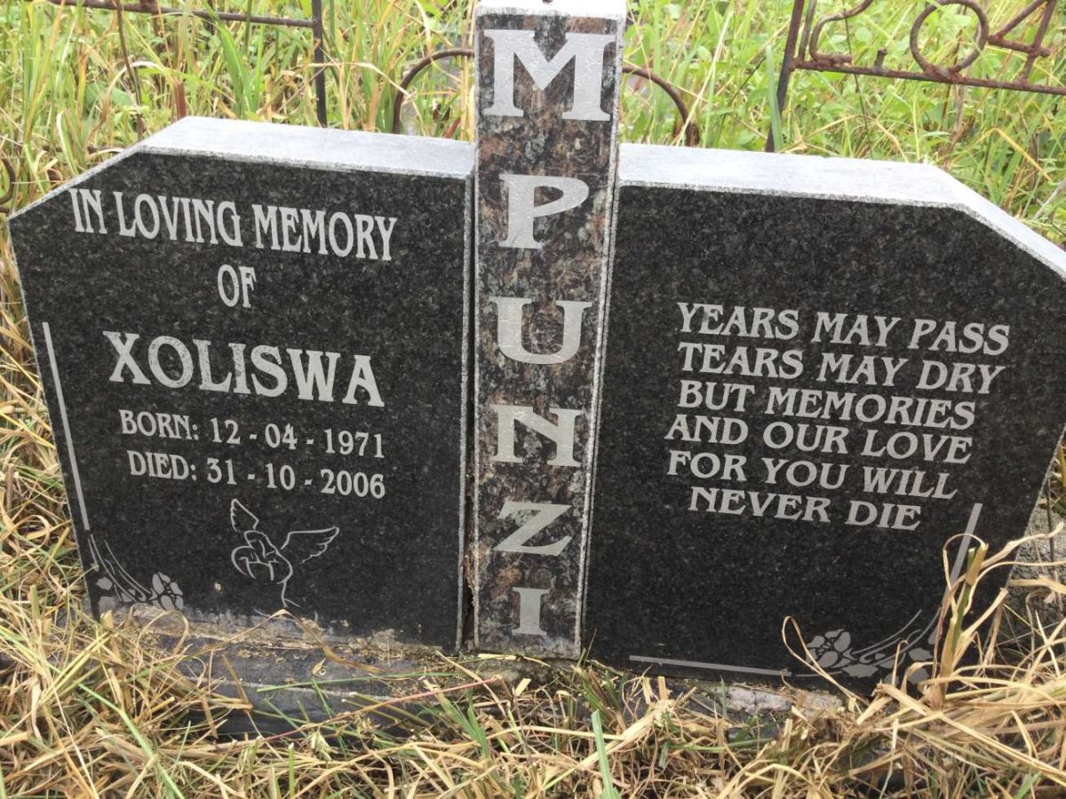MPUNZI Xoliswa 1971-2006