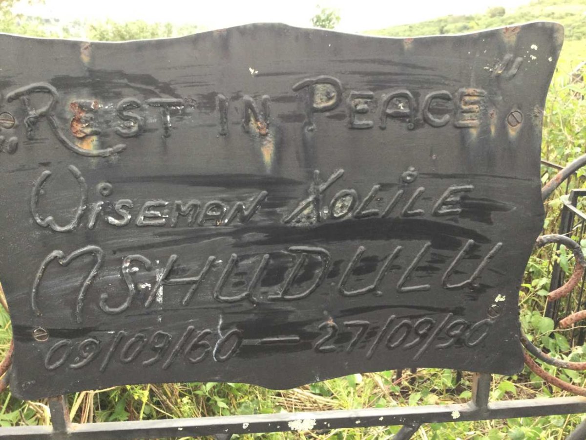 MSHUDULU Wiseman Xolile 1960-1990