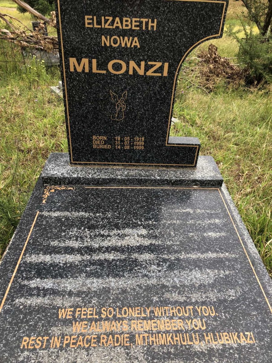 MLONZI Elizabeth Nowa 1919-1999