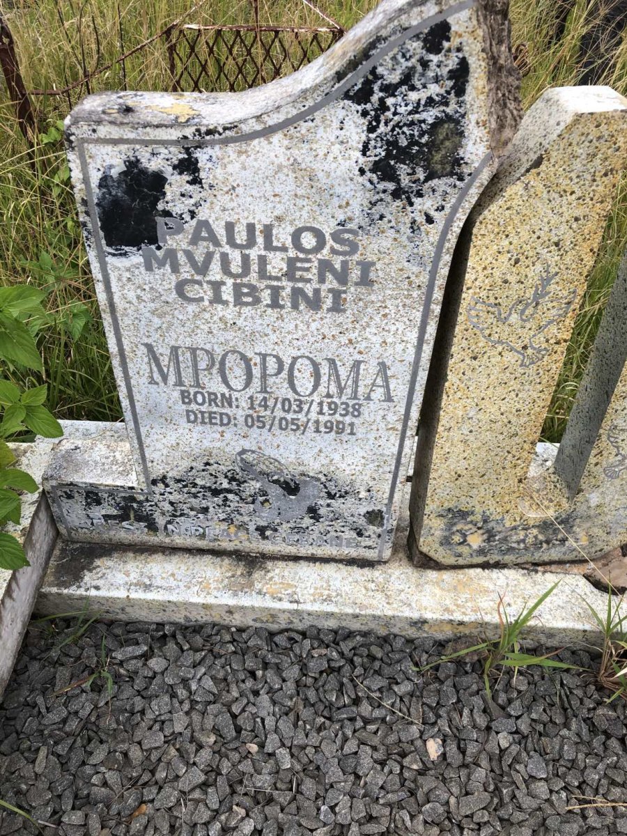 MPOPOMA Paulos Mvuleni Cibine 1938-1991