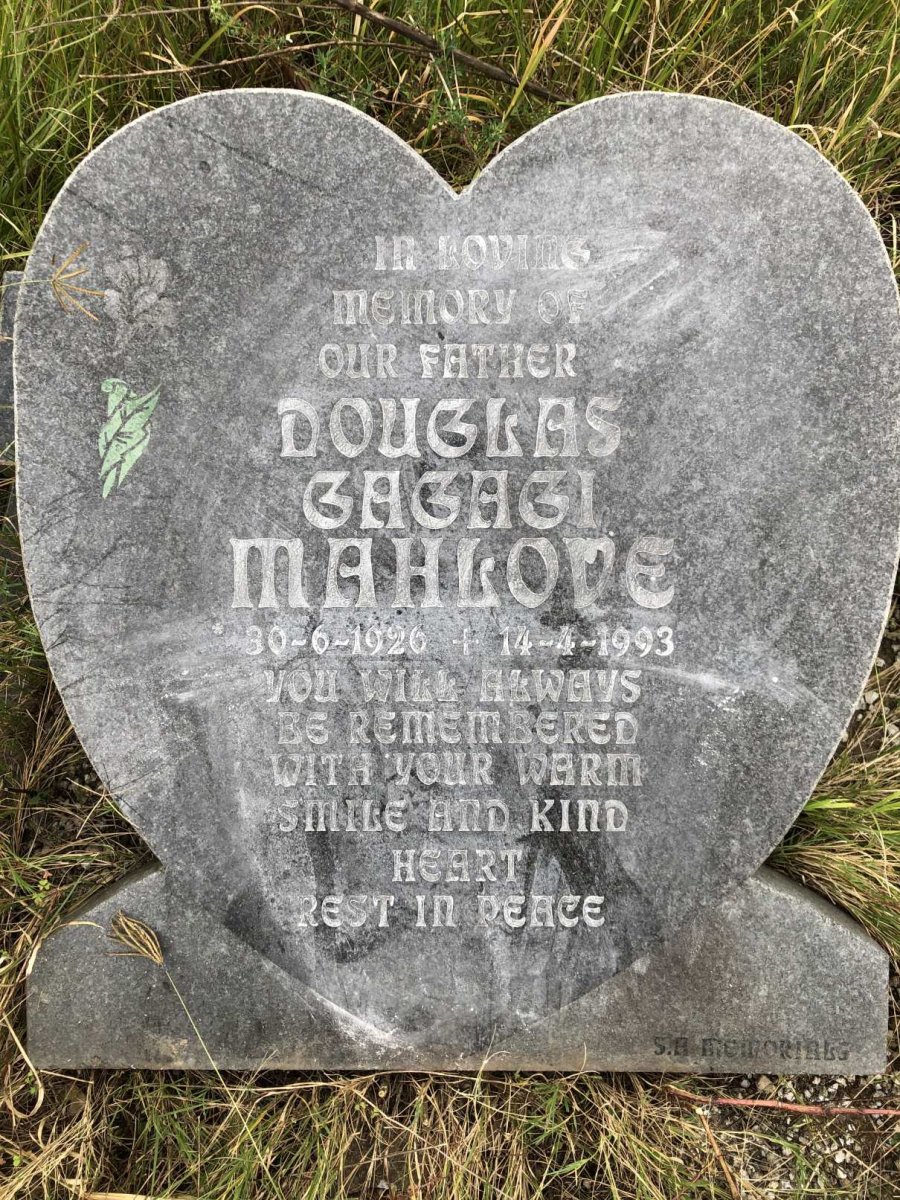 MAHLOVE Douglas Gagagi 1920-1993
