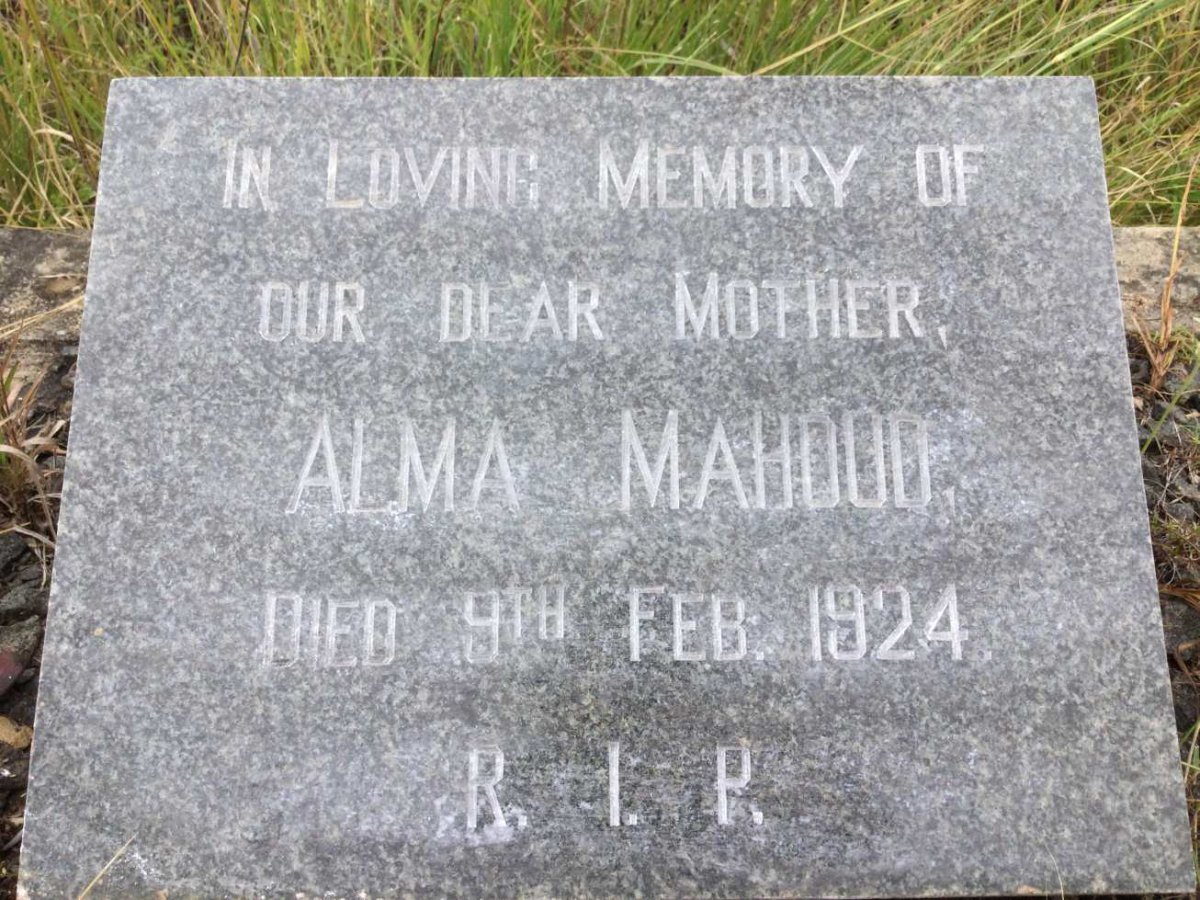 MAHOUD Alma -1924