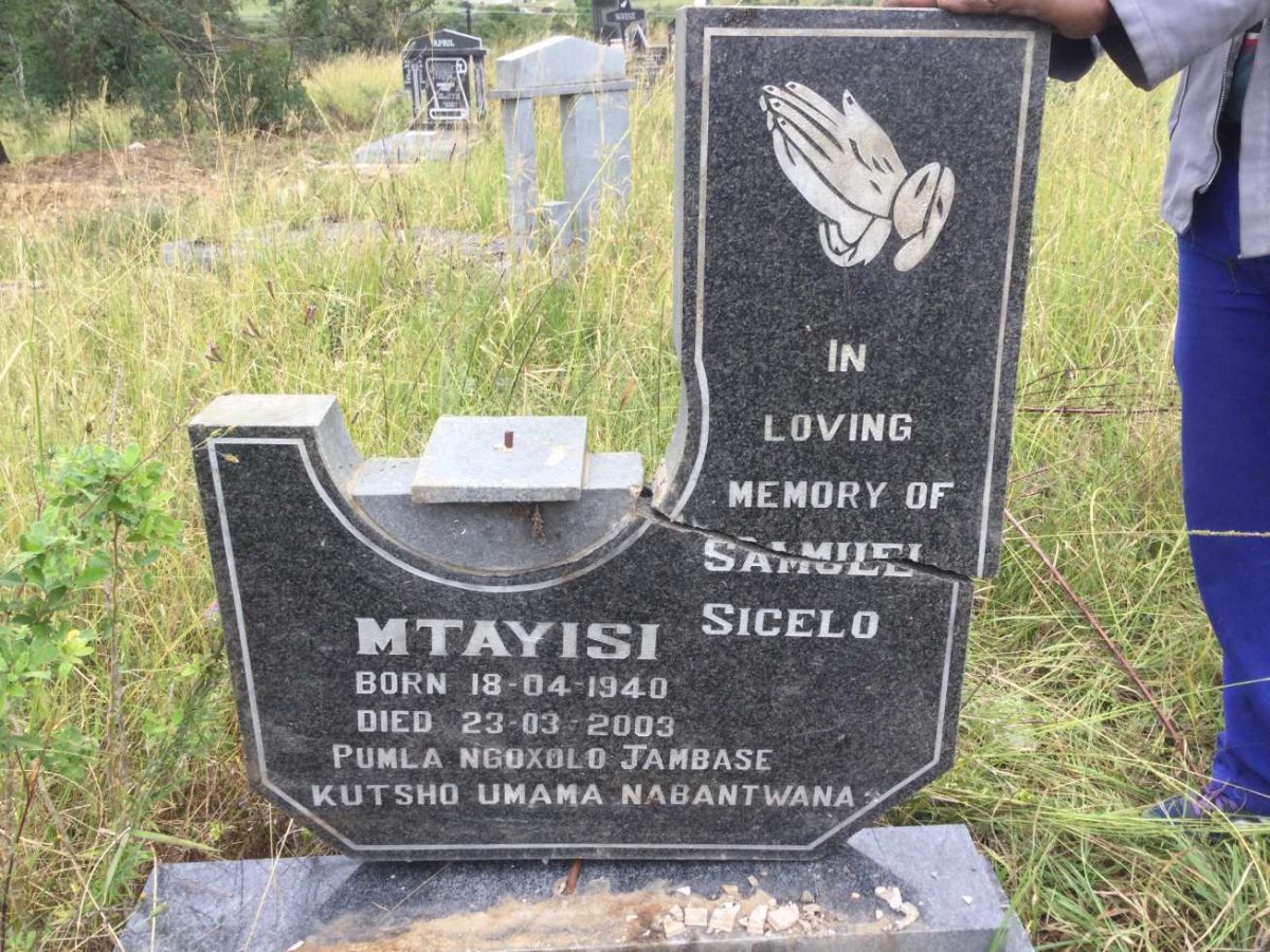 MTAYISI Samuel Sicelo 1940-2003