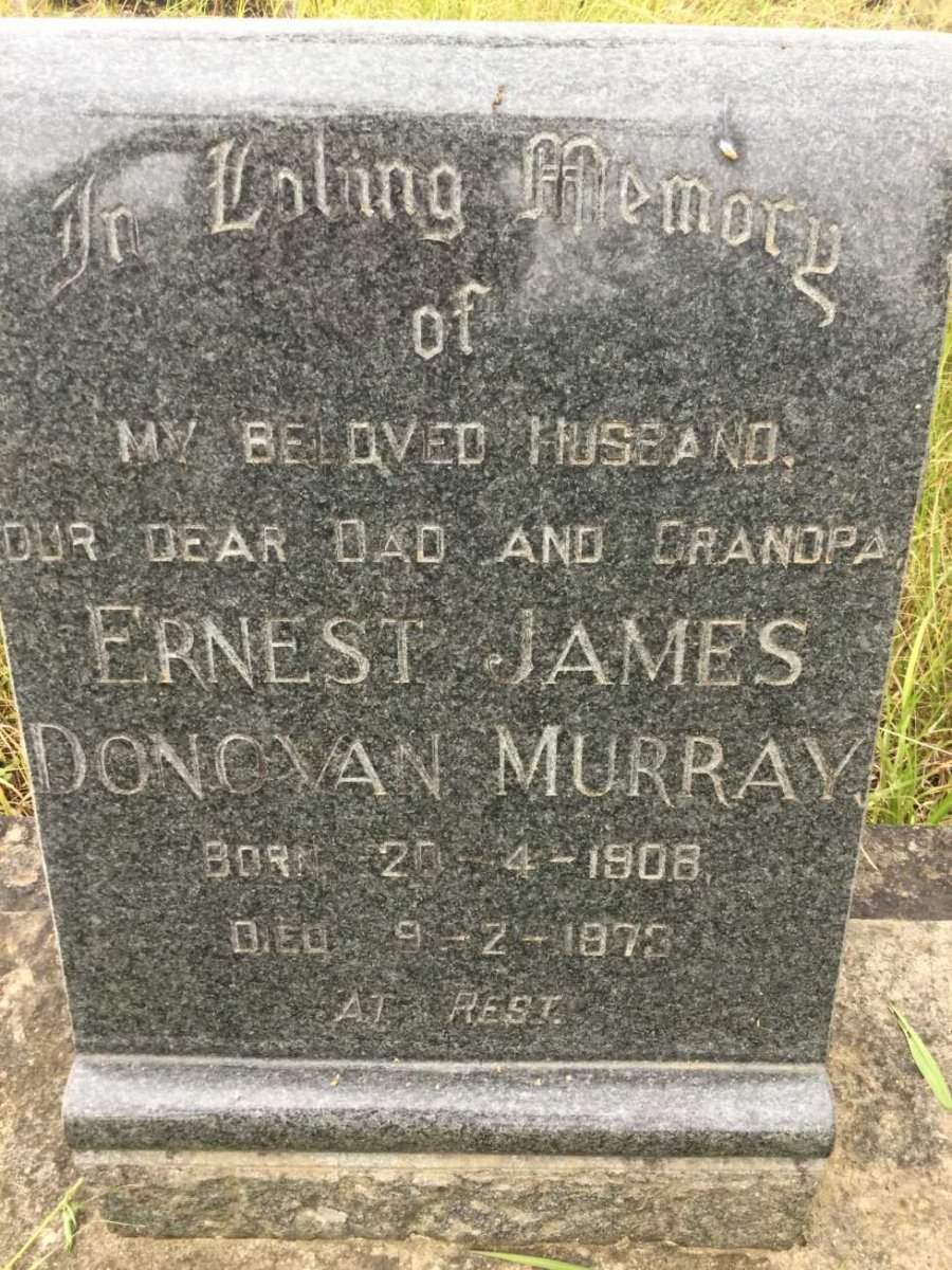 MURRAY Ernest James Donovan 1908-1973
