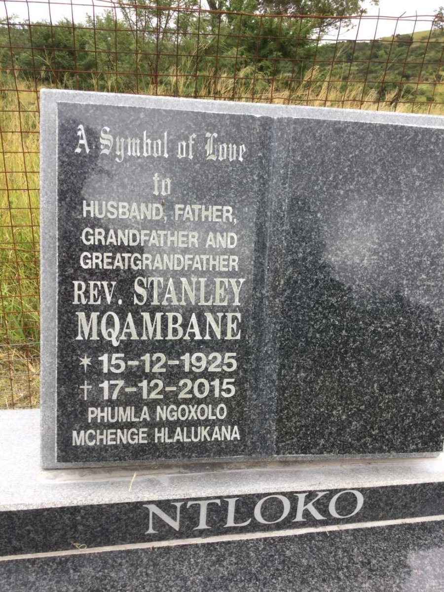 NTLOKO Stanley Mqambane 1925-2015