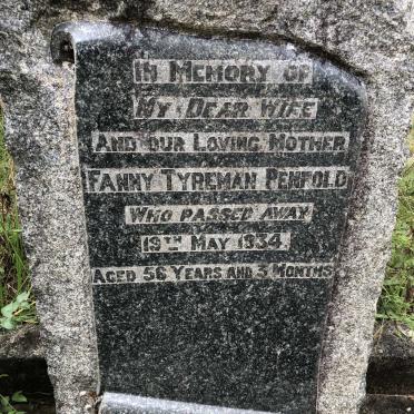 PENFOLD Fanny Tyreman -1934