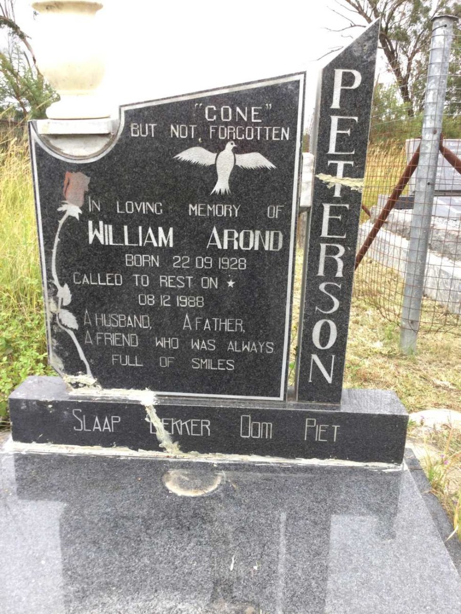 PETERSON William Arond 1928-1988