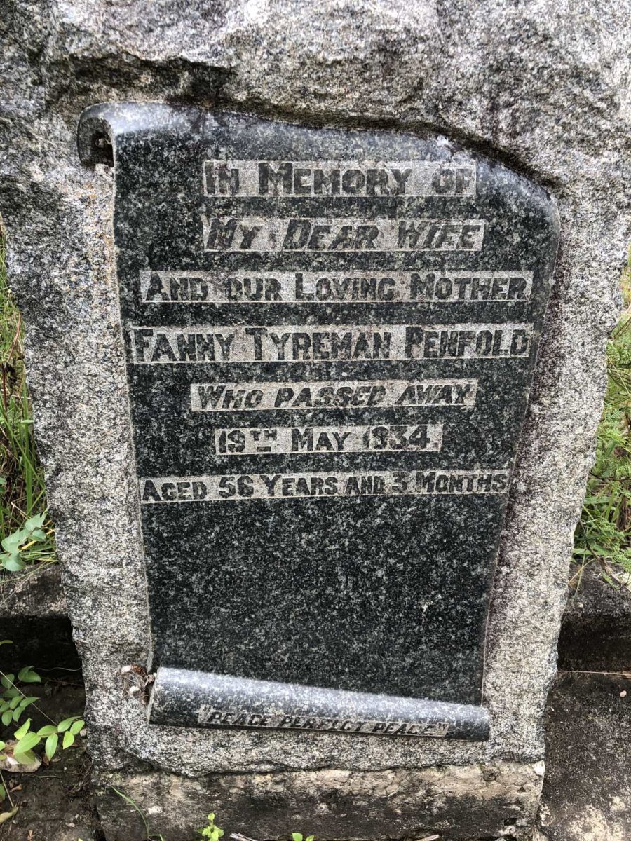 PENFOLD Fanny Tyreman -1934