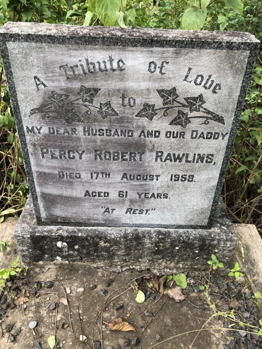 RAWLINS Percy Robert -1958