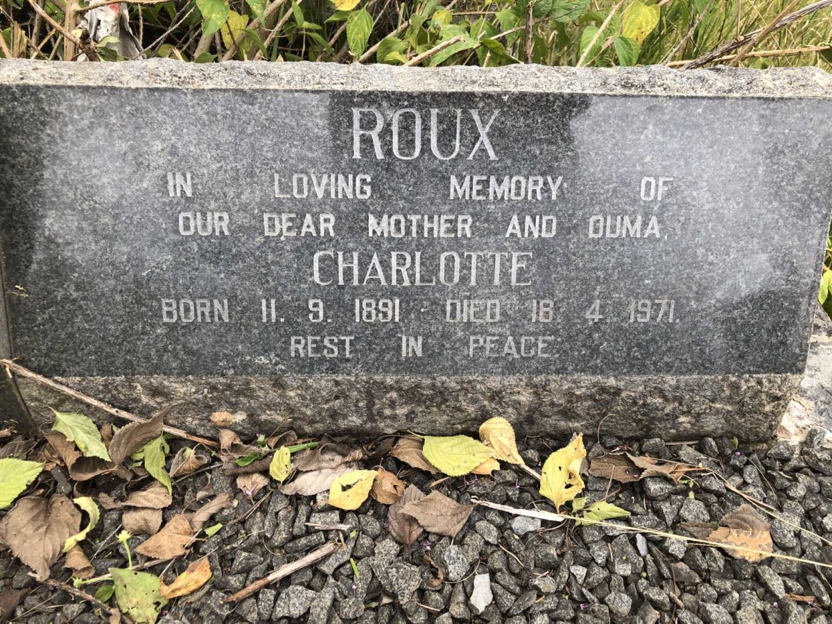 ROUX Charlotte 1891-1971