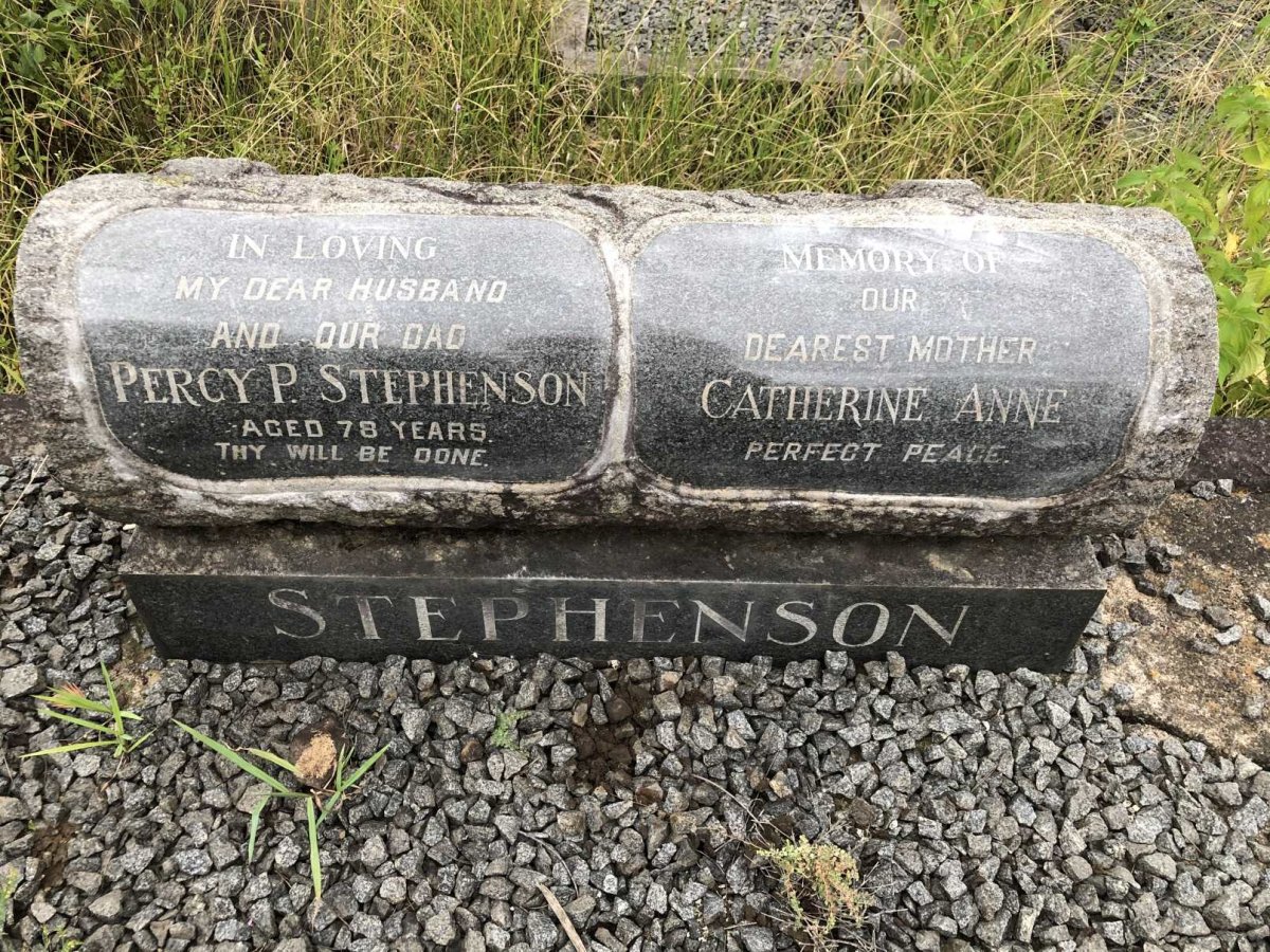 STEPHENSON Percy P. &amp; Catherine Anne