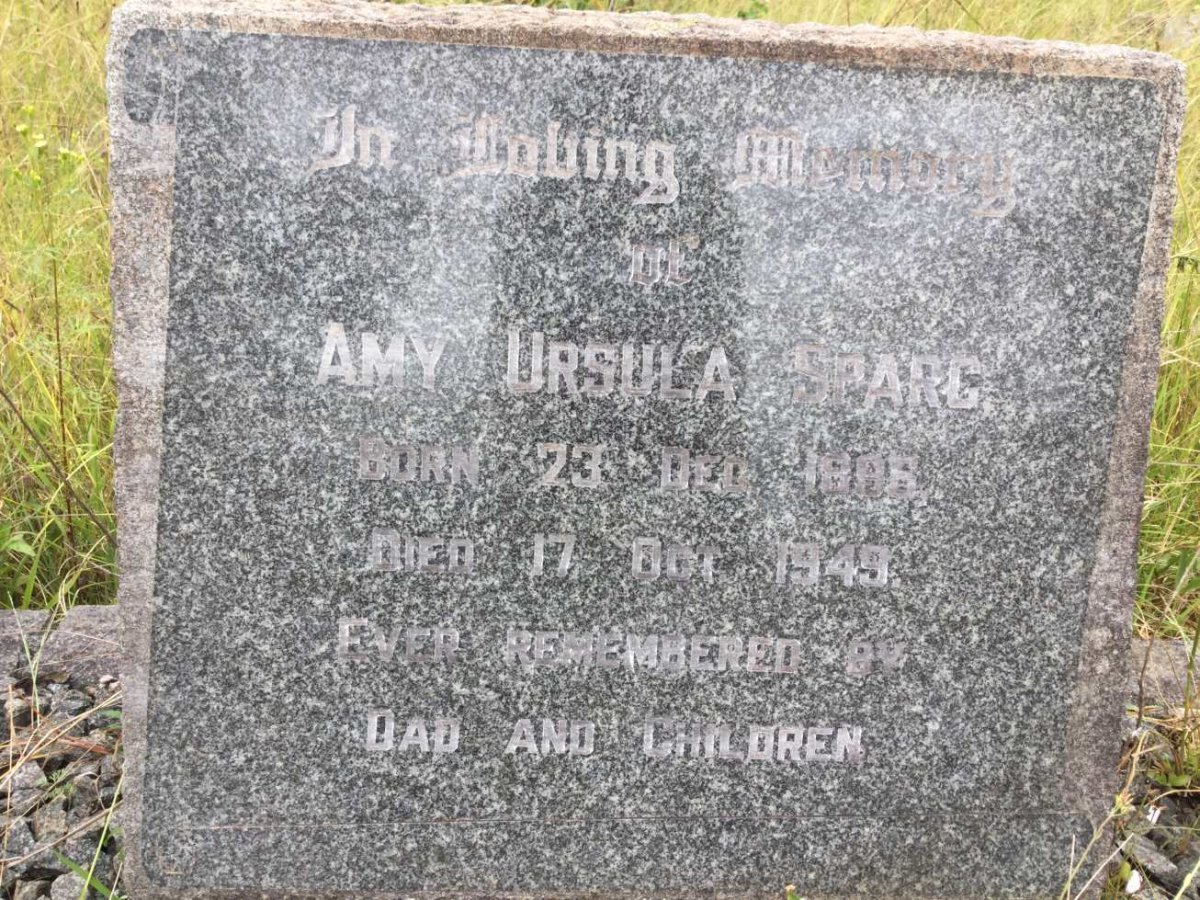 SPARG Amy Ursula 1896-1949