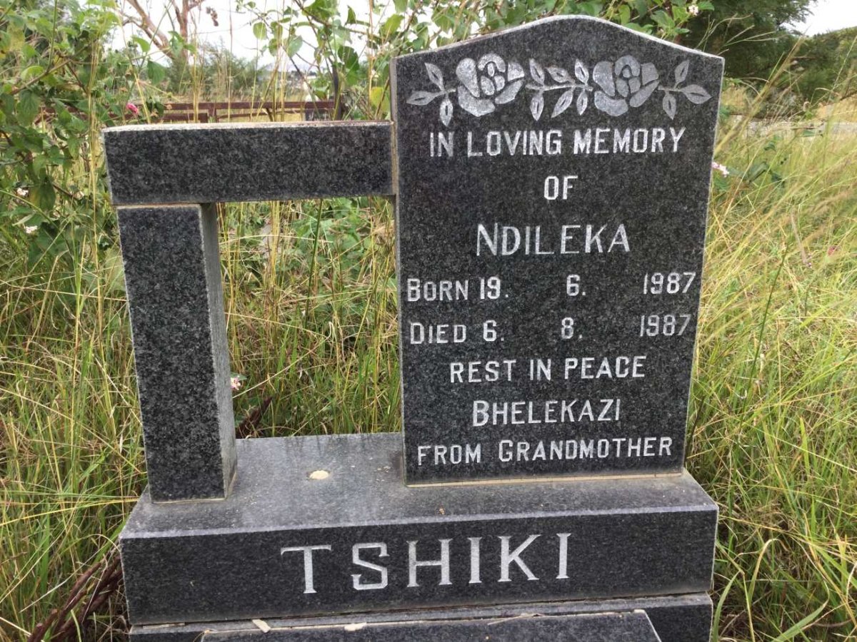 TSHIKI Ndileka 1987-1987