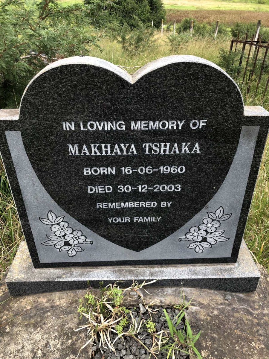 TSHAKA Makhaya 1960-2003