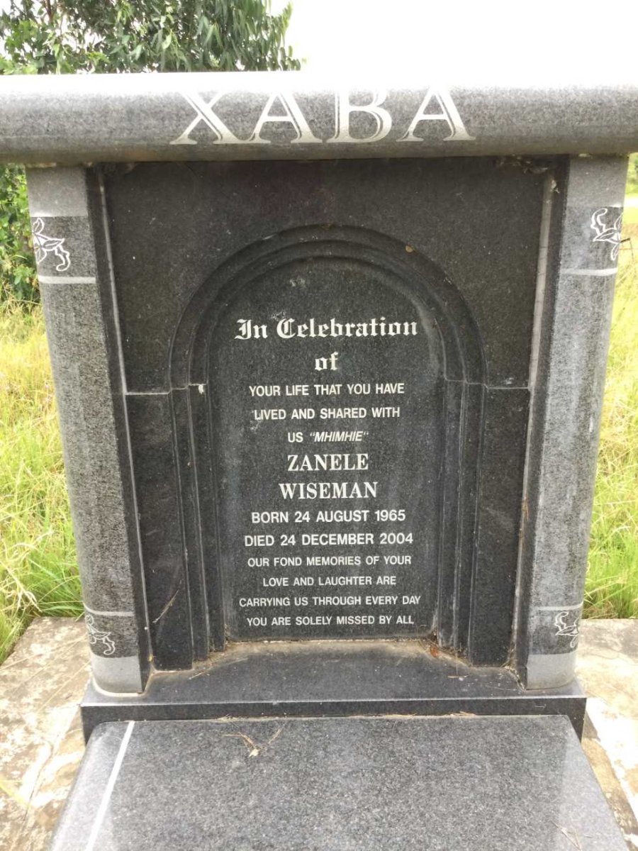 XABA Zanele Wiseman 1965-2004