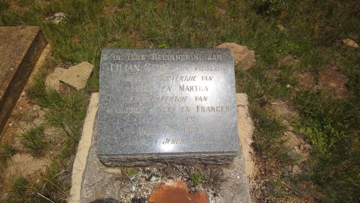 VOSLOO Lilian S.1931-1932