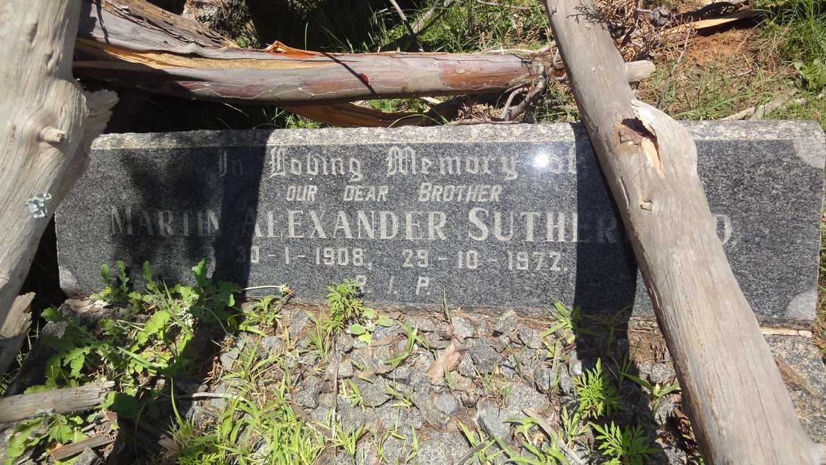 SUTHERLAND Martin Alexander 1908-1972