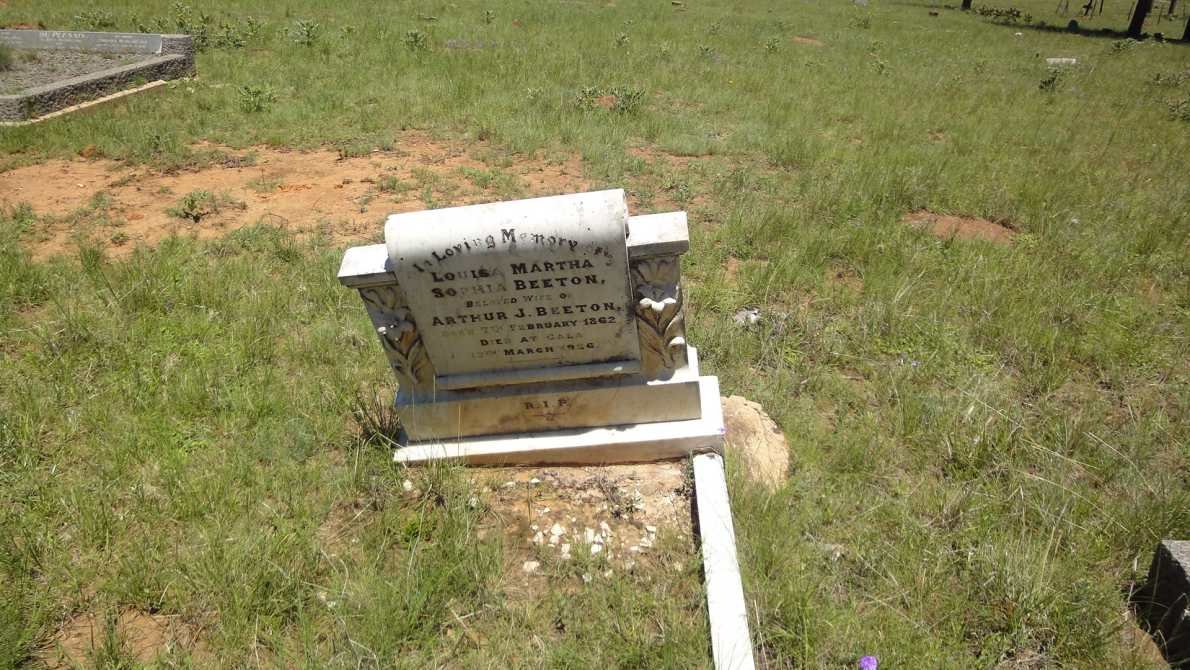BEETON Louisa Martha Sophia 1862-19??