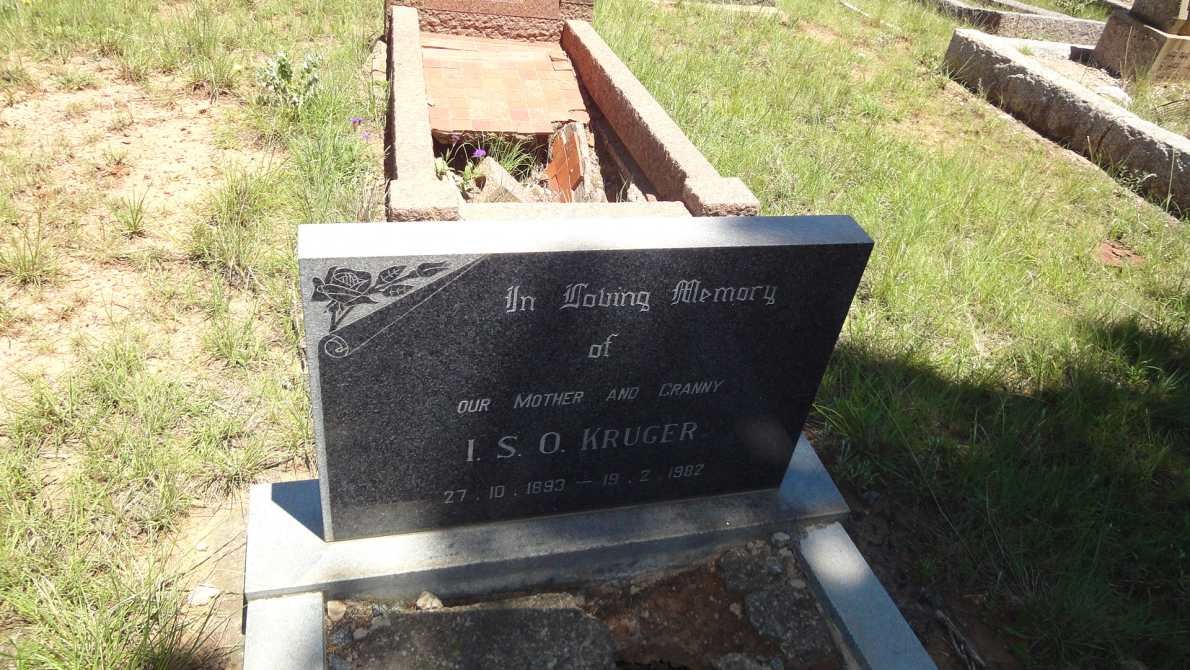 KRUGER I.S.O 1893-1982