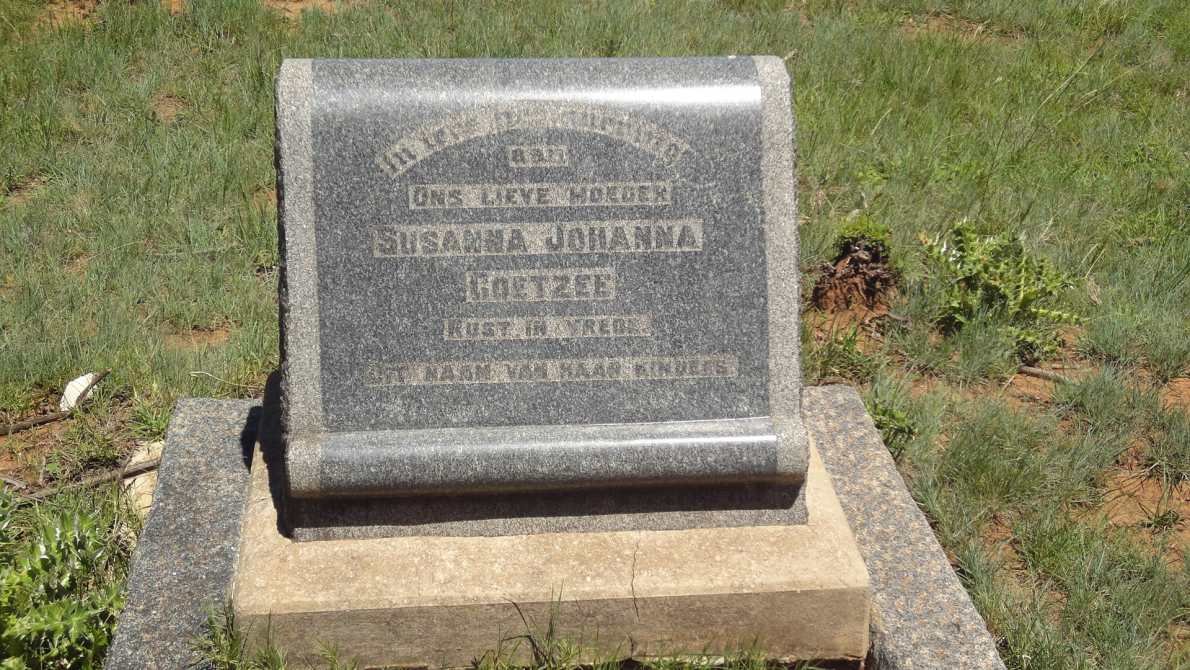COETZEE Susanna Johanna