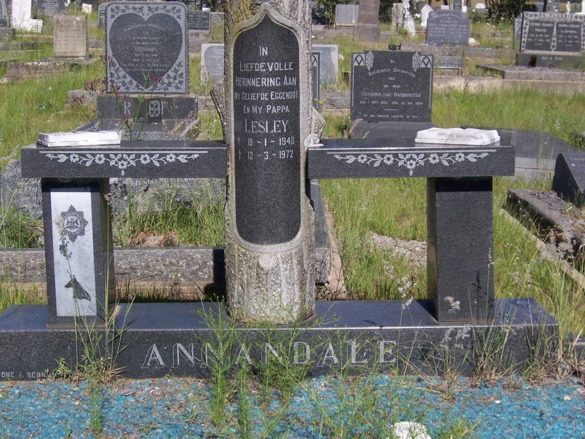 ANNANDALE Lesley 1948-1972