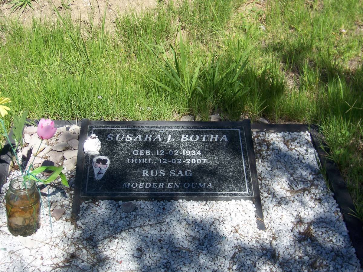 BOTHA Susara J. 1934-2007
