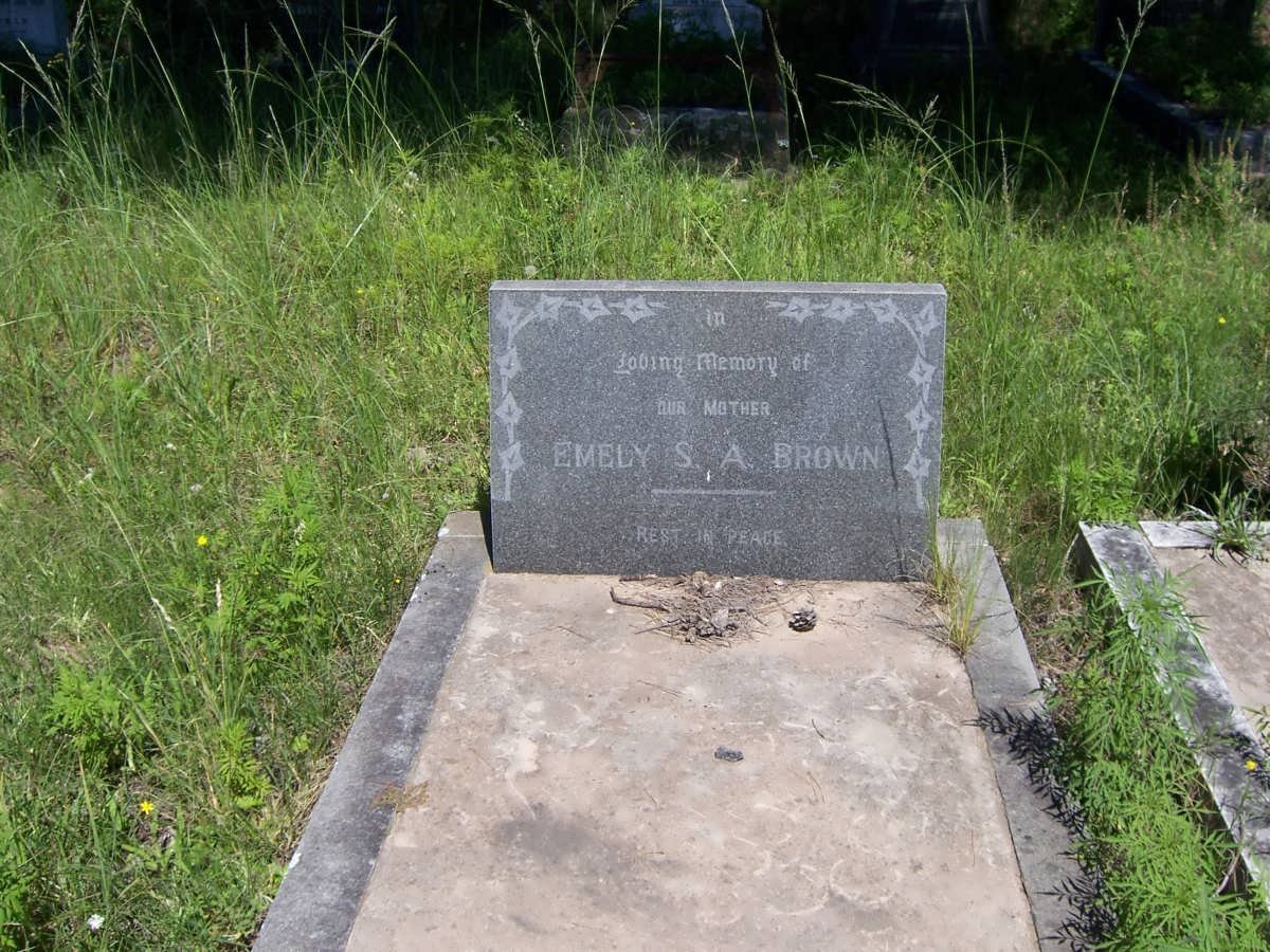 BROWN Emely S.A.