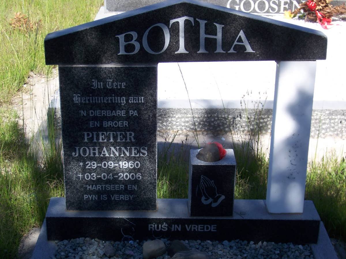 BOTHA Pieter Johannes 1960-2006
