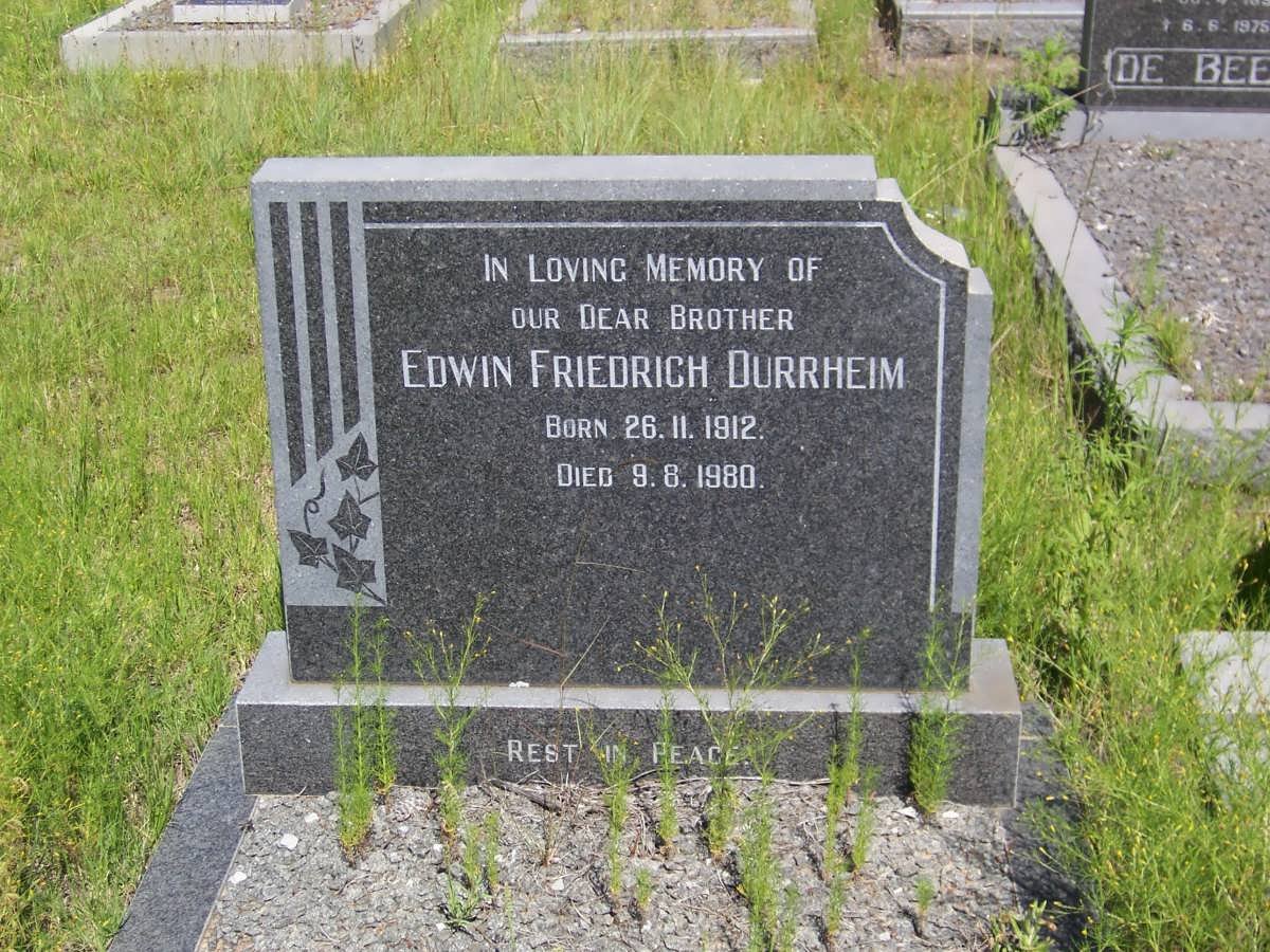 DURRHEIM Edwin Friedrich 1912-1980