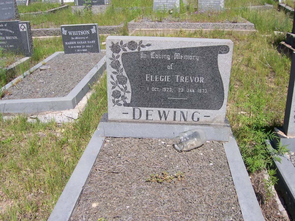 DEWING Elegie Trevor 1923-1973