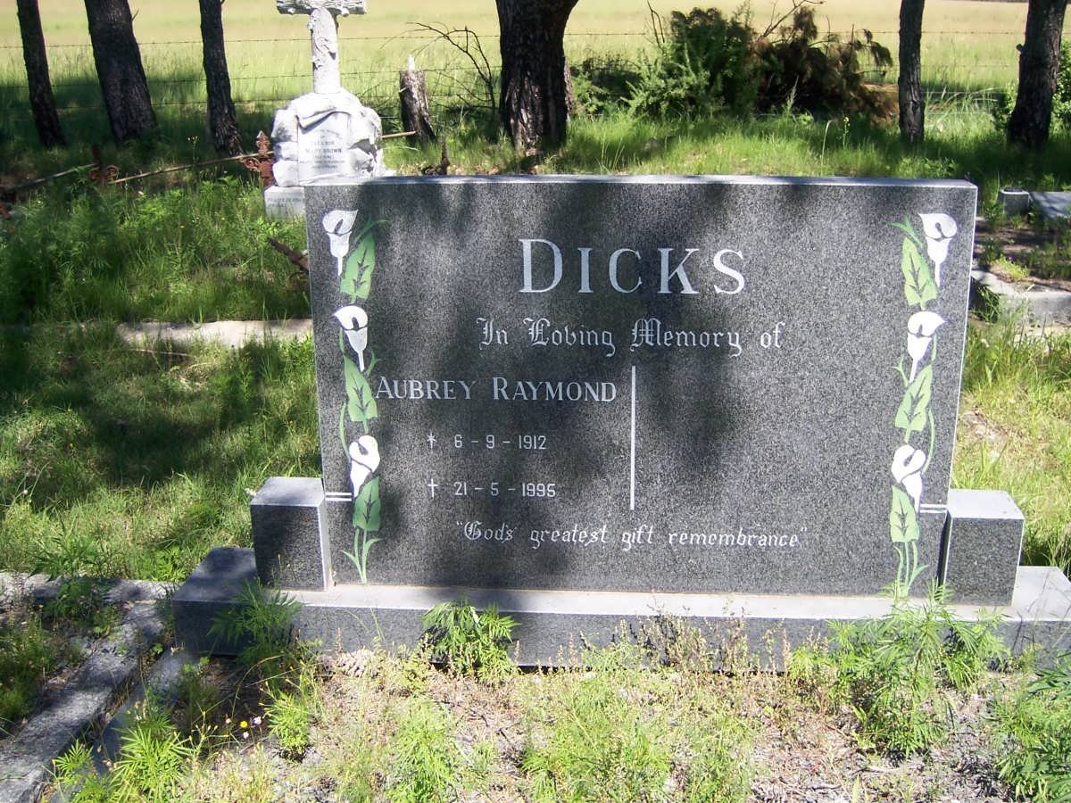 DICKS Aubrey Raymond 1912-1995