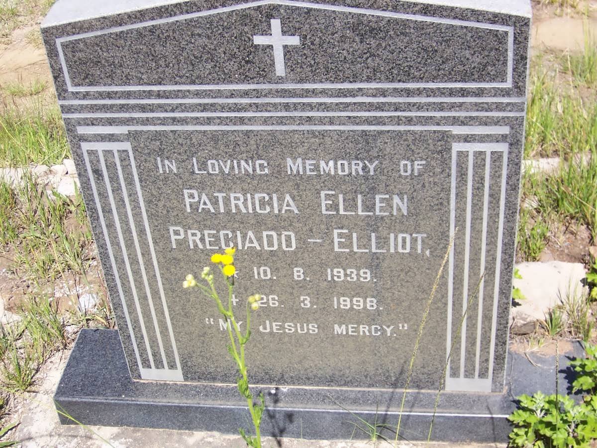 ELLIOT Patricia Ellen, Preciado 1939-1998