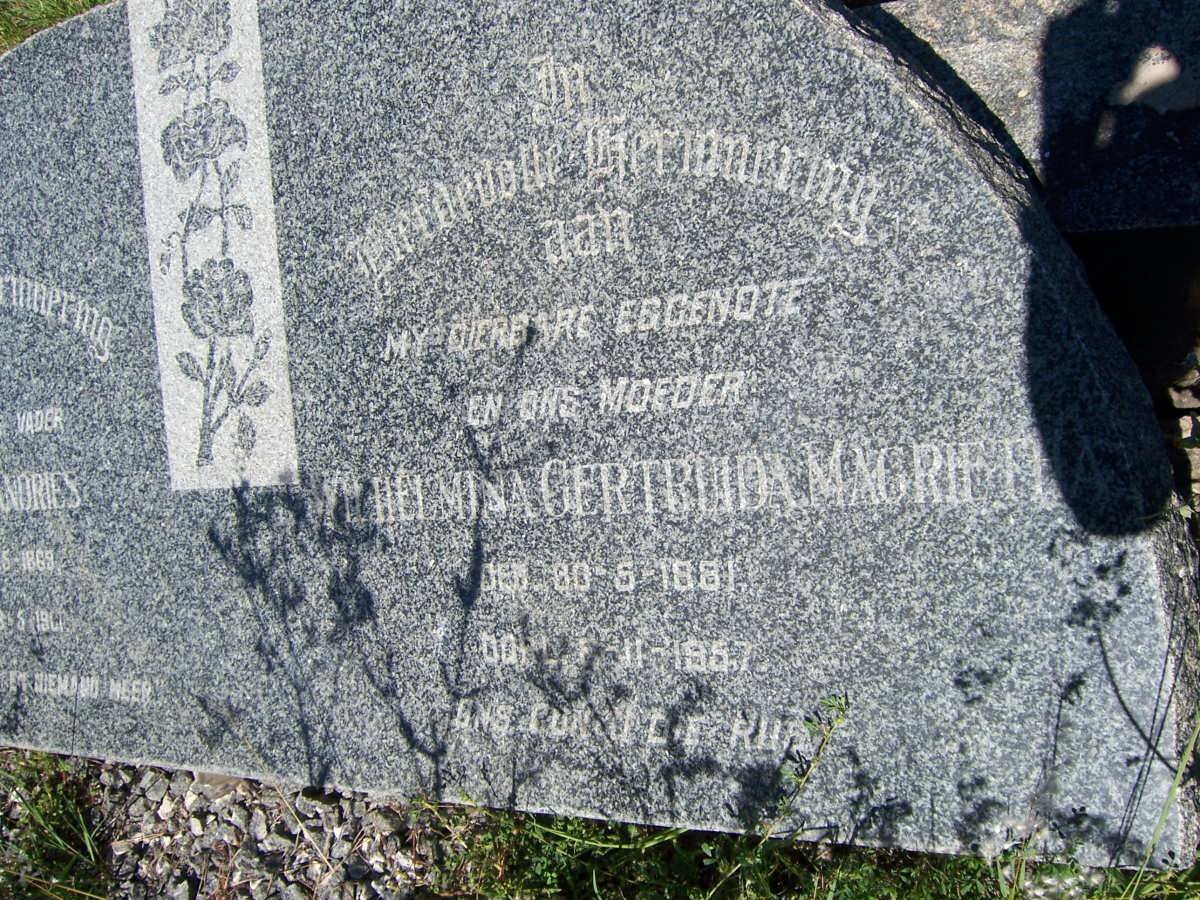 ELS Wilhelmina Gertruida Magrieta 1881-1957