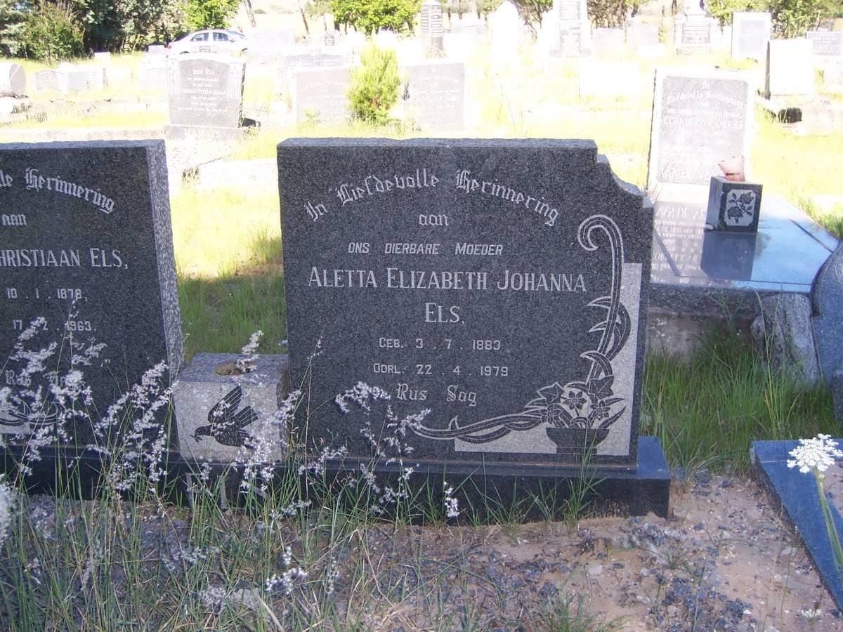 ELS Aletta Elizabeth Johanna 1883-1979
