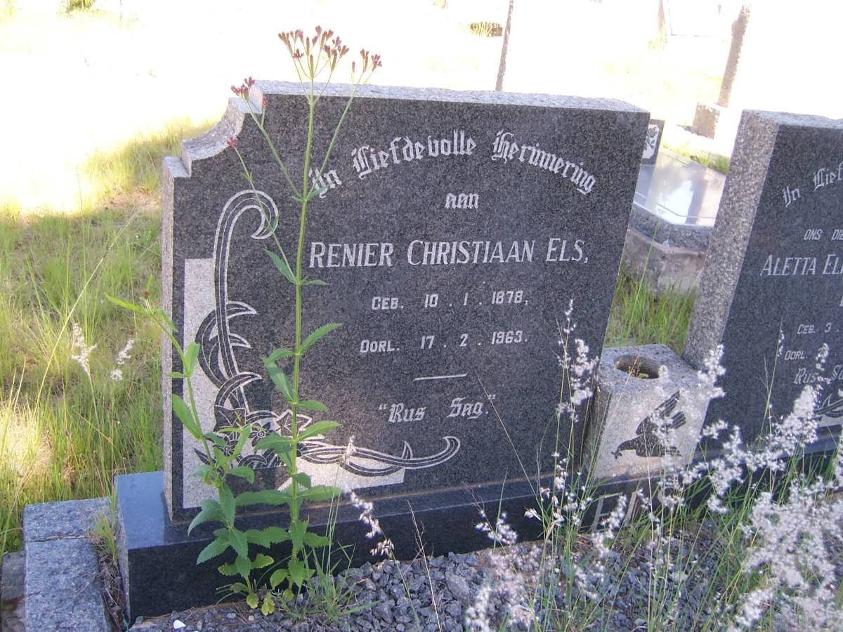ELS Renier Christiaan 1878-1963 &amp; Aletta Elizabeth Johanna 1883-1979