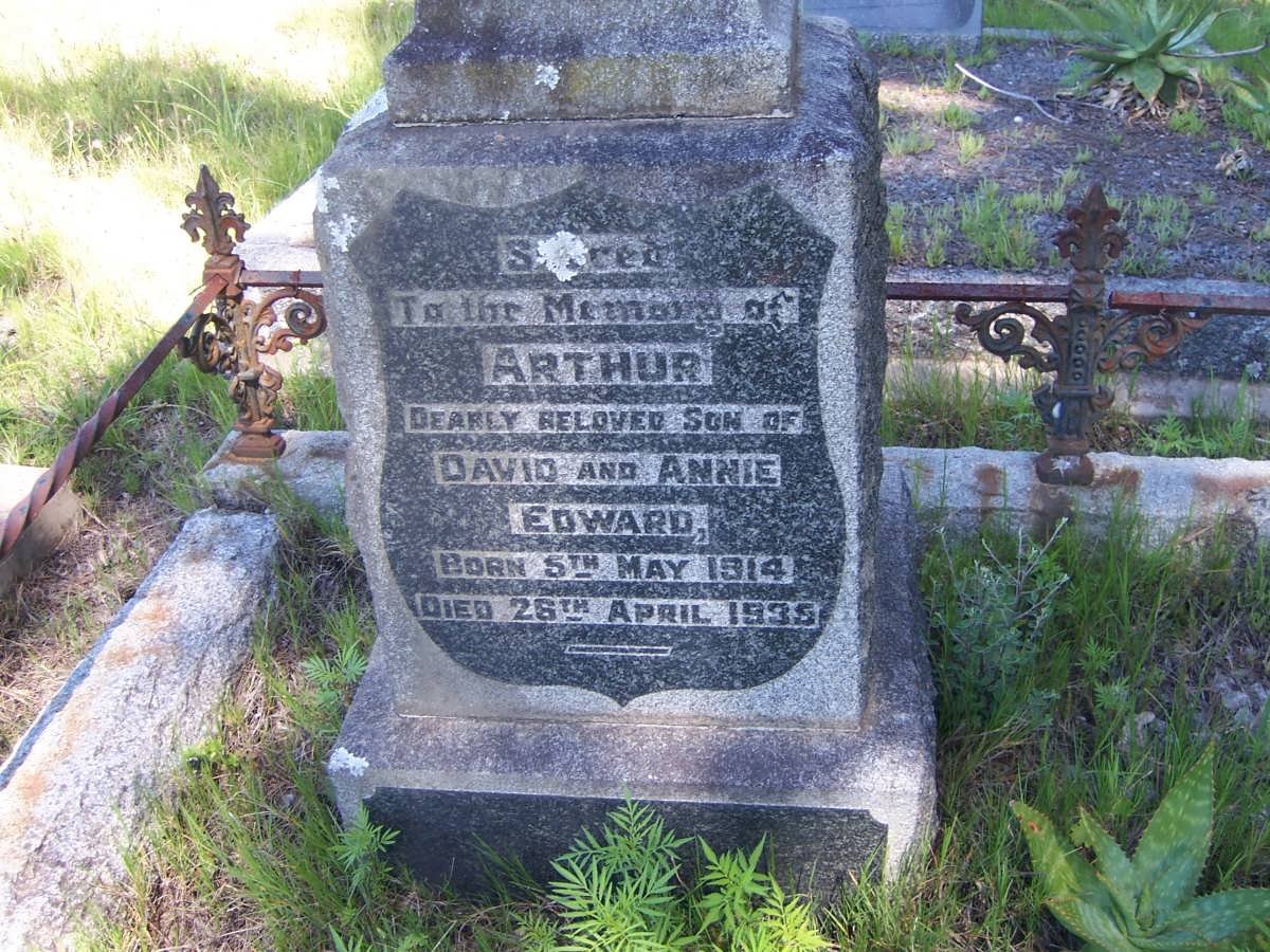 EDWARD Arthur 1914-1935