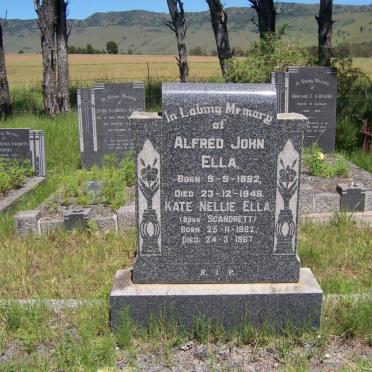 ELLA Alfred John 1882-1948 &amp; Kate Nellie SCANDRETT 1882-1967