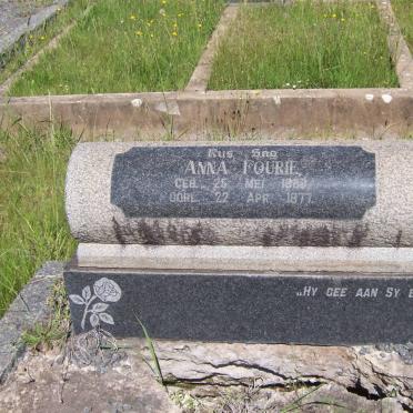 FOURIE Anna 1889-1977