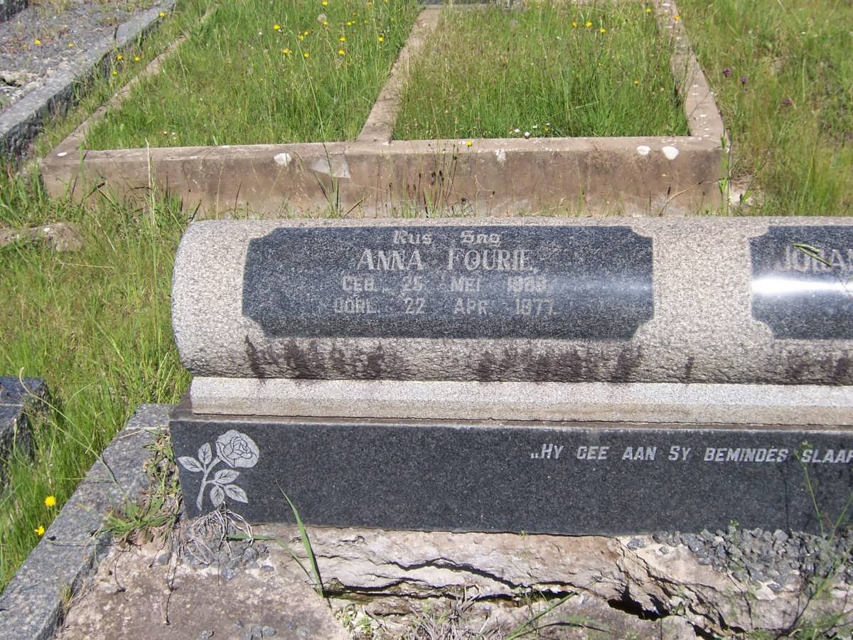 FOURIE Anna 1889-1977