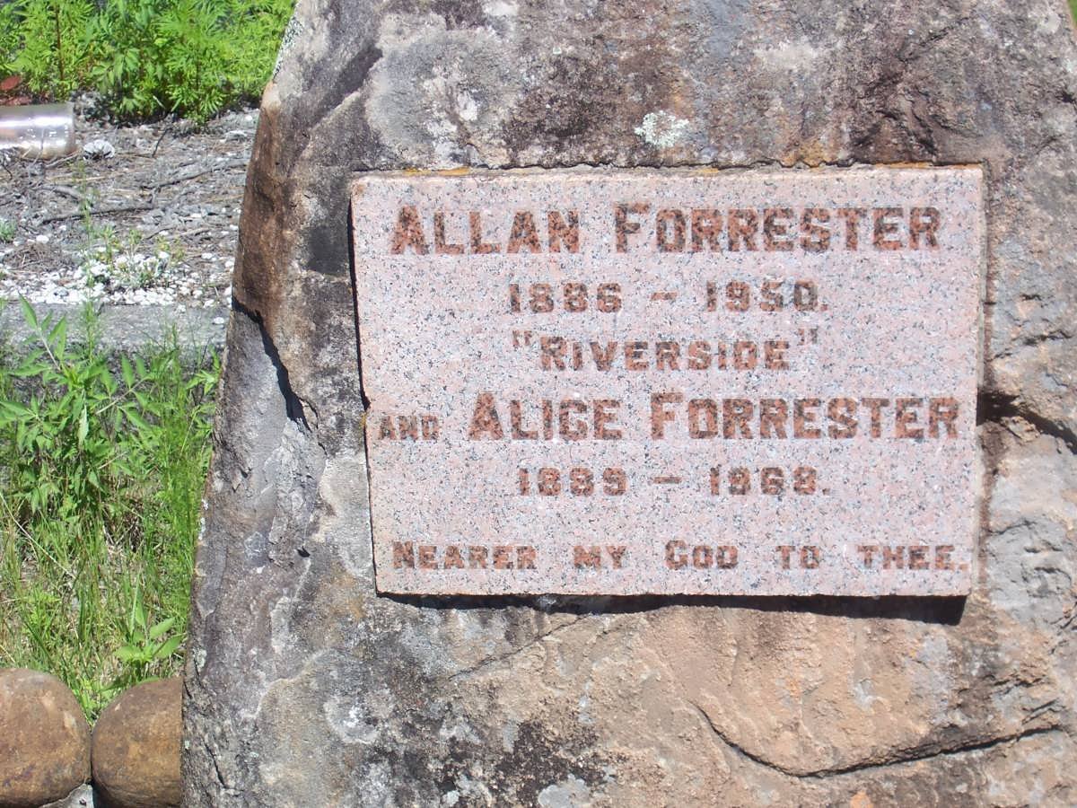 FORRESTER Allan 1886-1950 &amp; Alice 1889-1968