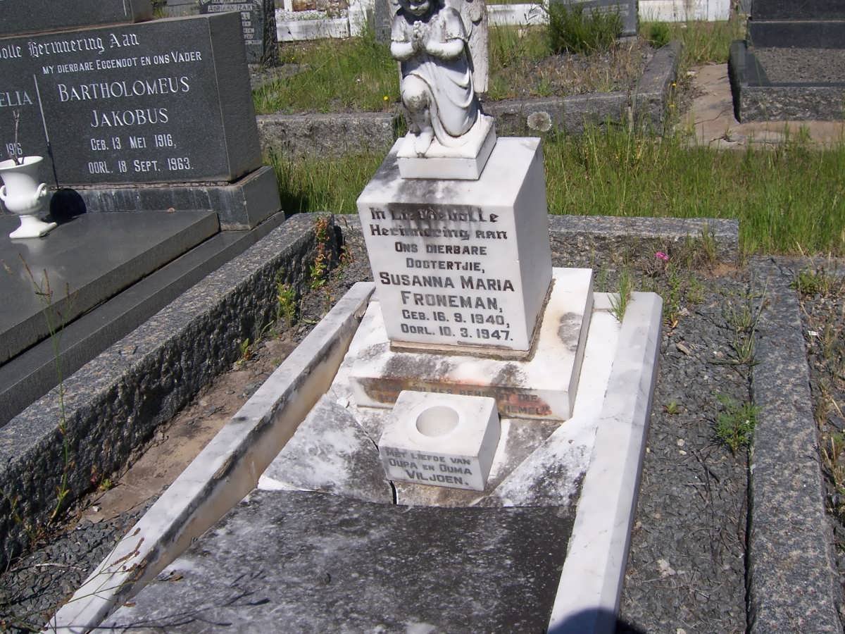 FRONEMAN Susanna Maria 1940-1947