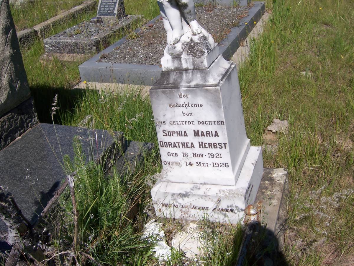 HERBST Sophia Maria Dorathea 1921-1926