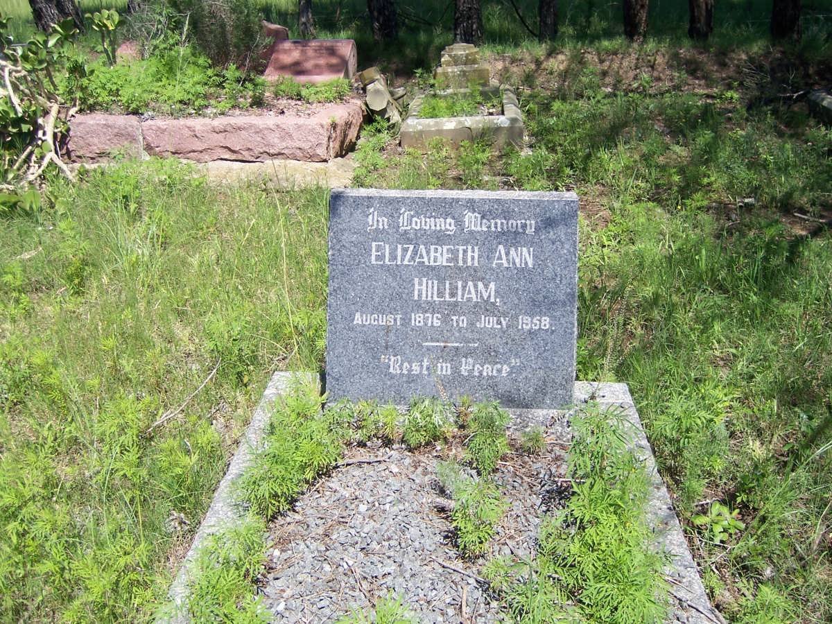 HILLIAM Elizabeth Ann 1876-1958
