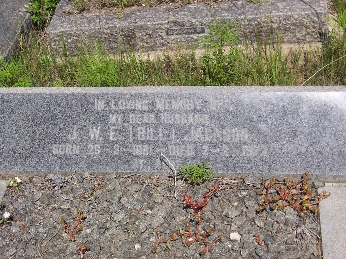 JACKSON J.W.E. 1891-1972