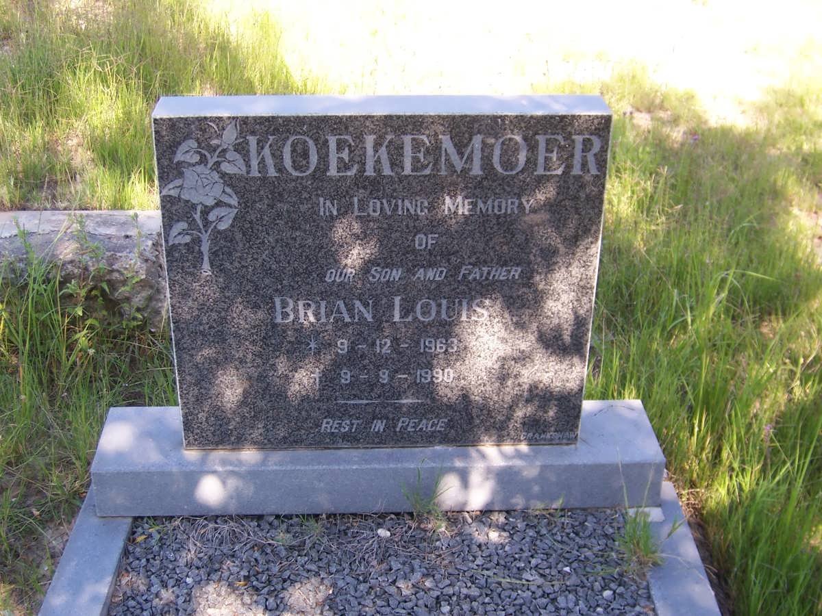 KOEKEMOER Brian Louis 1963-1990